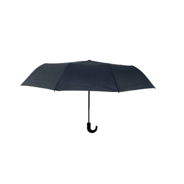 Ombrello Pioggia Premium Mini Apri e Chiudi Automatico Antivento con Manico Curvo. Art. 183