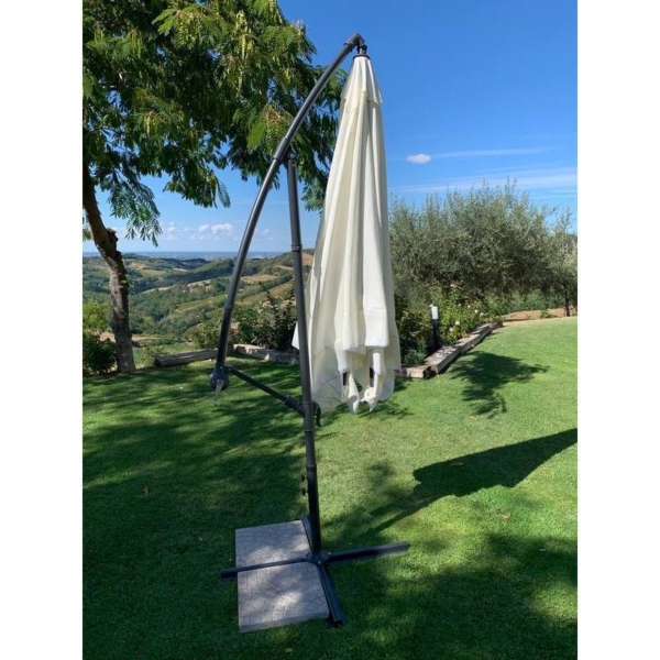 Ombrellone da Giardino a Palo Laterale. Misure 2,5 x 2,5 m. Art 352 - immagine 7
