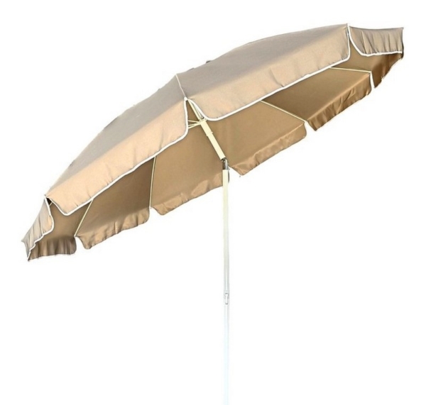 Ombrellone Mare e Giardino in Poliestere Diametro 240 cm con Palo in Acciaio. Art 322 - immagine 3