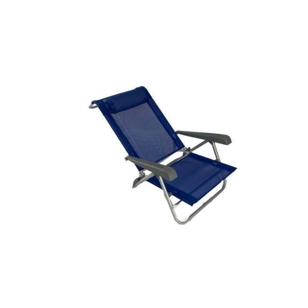 Spiaggina Regolabile in Alluminio con Cuscino. Art. 430ter - immagine 3