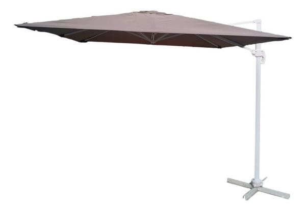 Ombrellone da Giardino a Palo Laterale in Alluminio. Misure 4x4 m. Art 342 - immagine 3