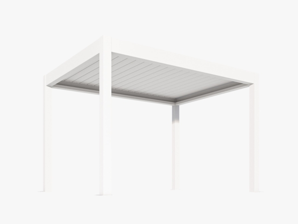 Pergola Bioclimatica VENERE in Alluminio. Apertura Elettrica con Luci LED Integrate. - immagine 2
