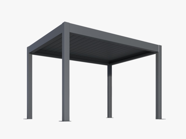Pergola Bioclimatica VENERE in Alluminio. Apertura Elettrica con Luci LED Integrate. - immagine 4