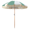 Ombrellone Mare e Giardino in Cotone Canvass Diametro 200 cm con Palo in Legno di Faggio. Protezione UV50+.Art 249 - immagine 3