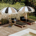 Ombrellone Mare e Giardino in Cotone Canvass Diametro 200 cm con Palo in Legno di Faggio. Protezione UV50+.Art 250