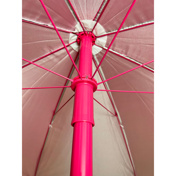 Ombrellone Mare in Nylon Diametro 180 cm con Palo in Acciaio Colorato. Art 280 - immagine 4
