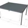 Pergola Bioclimatica MARTE in Alluminio con Apertura Manuale. - immagine 10