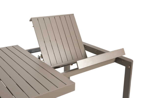 Tavolo SCORPIONE in alluminio allungabile 195/255 x 100 cm - immagine 6