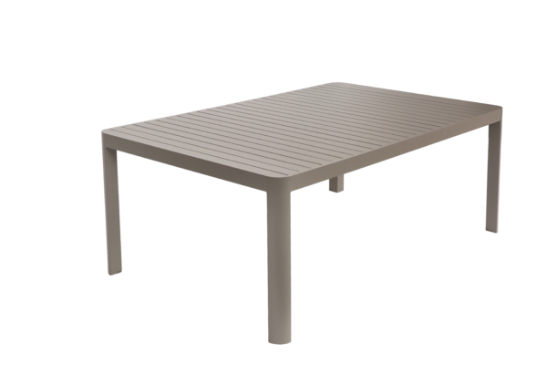 Tavolo SCORPIONE in alluminio allungabile 195/255 x 100 cm
