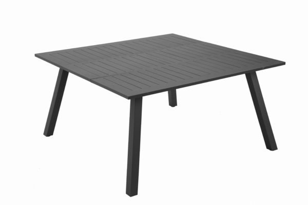 Tavolo PESCI in alluminio da rettangolare a quadrato 100/145 x 145 cm - immagine 3