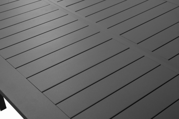 Tavolo PESCI in alluminio da rettangolare a quadrato 100/145 x 145 cm - immagine 4